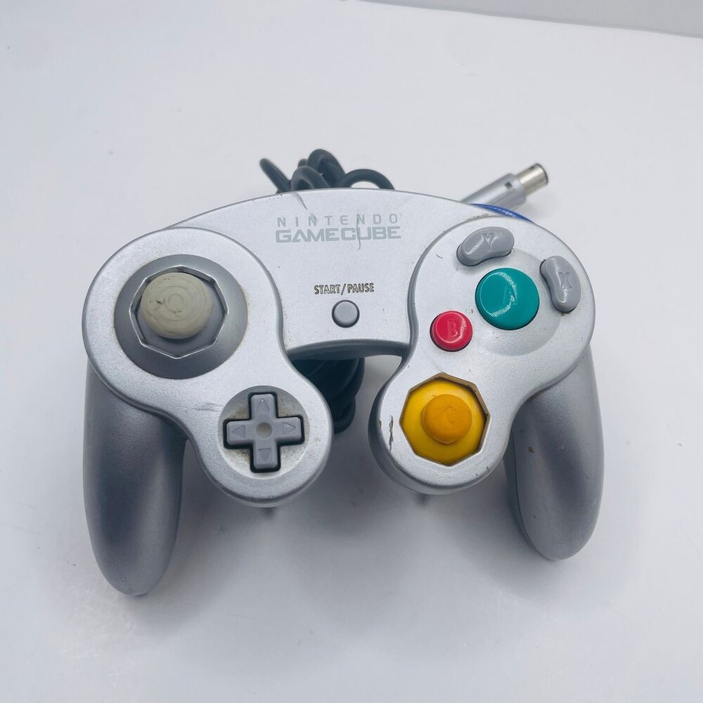 OEM Platinum Silver Nintendo GameCube Wired GC Controller DOL-003